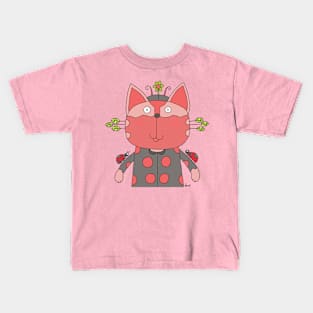 Cat Goof Ladybug Disguise Kids T-Shirt